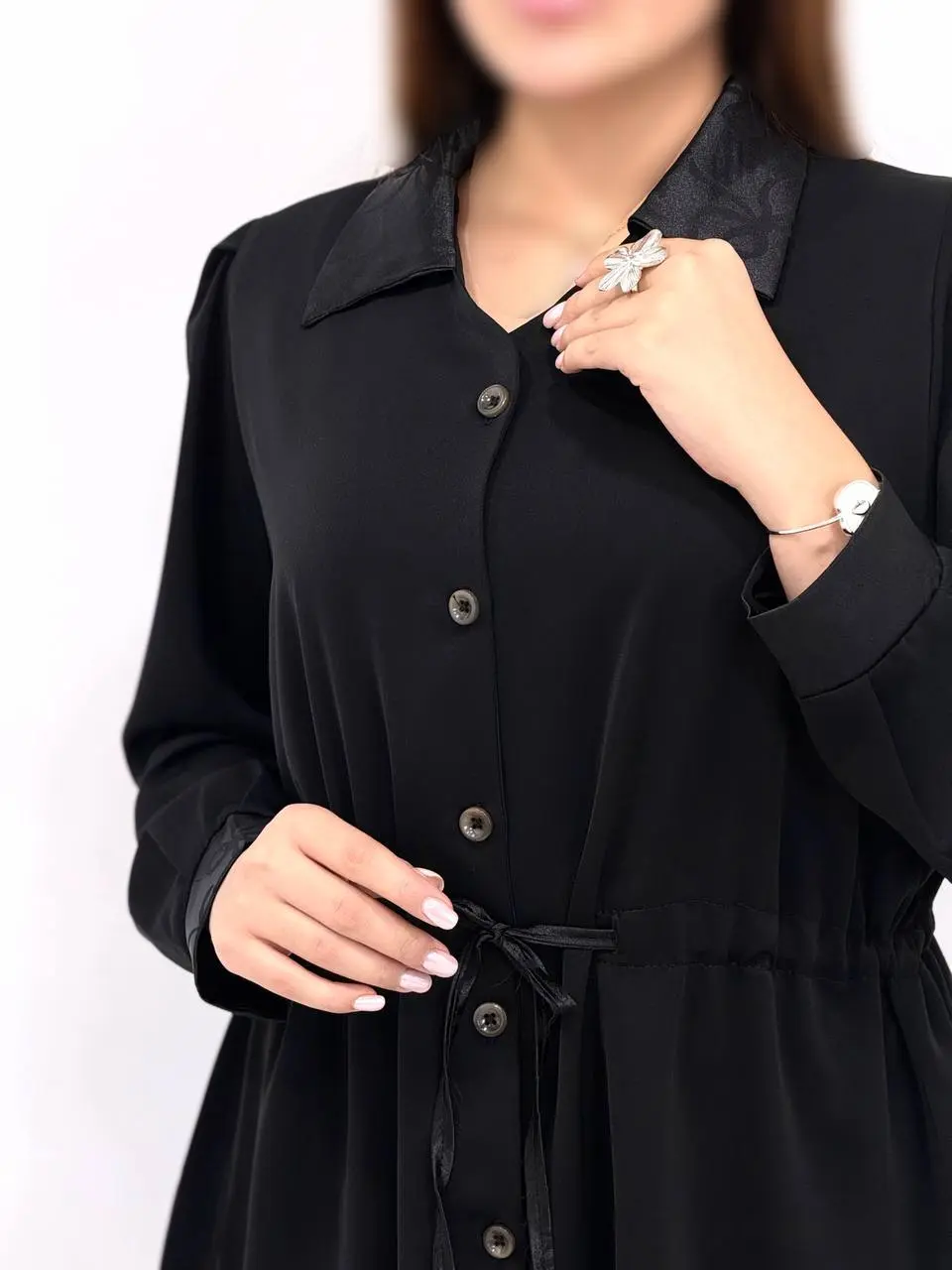 تونیک مجلسی مشکی مهدیه